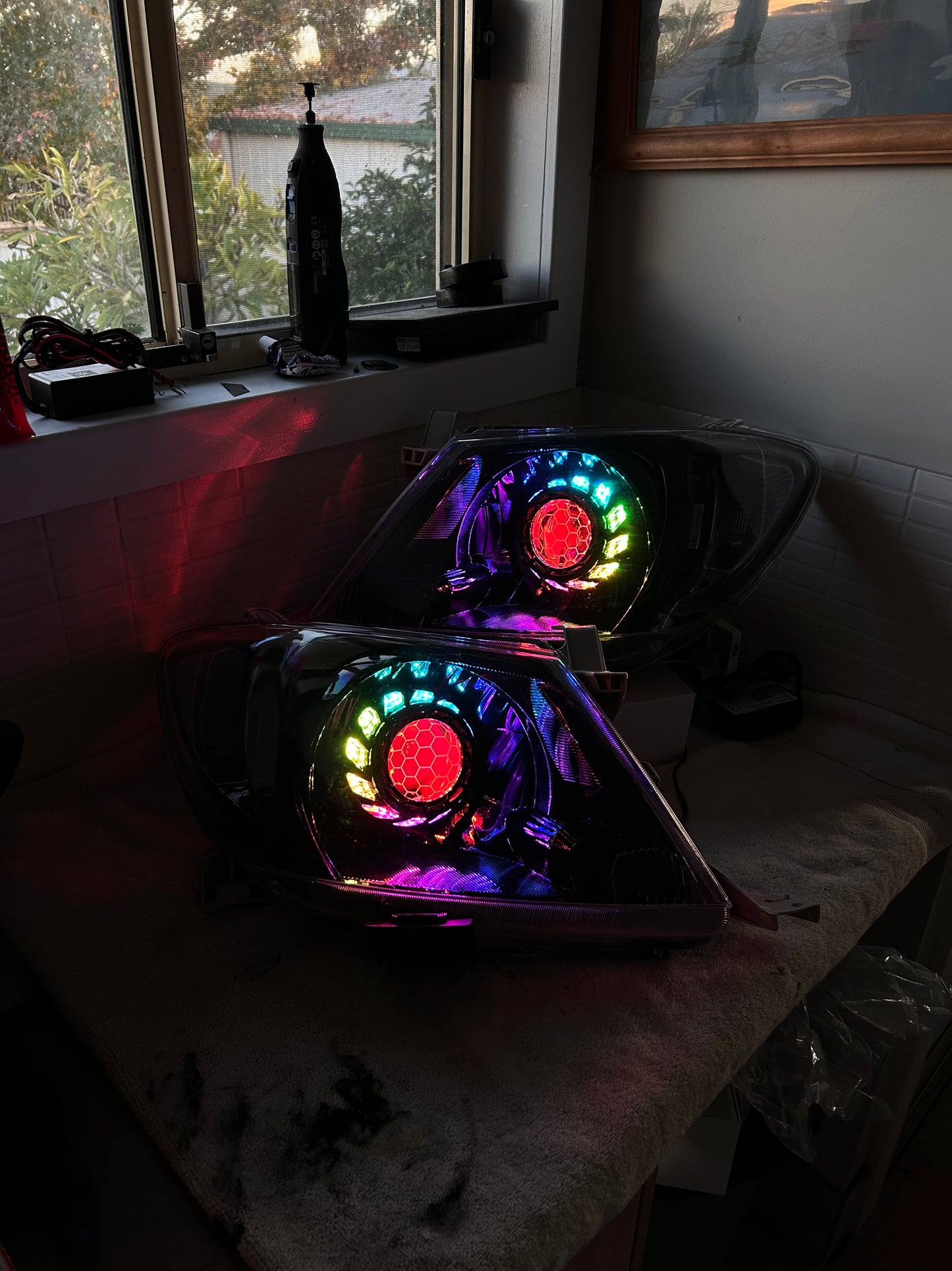N70 Hilux custom headlights