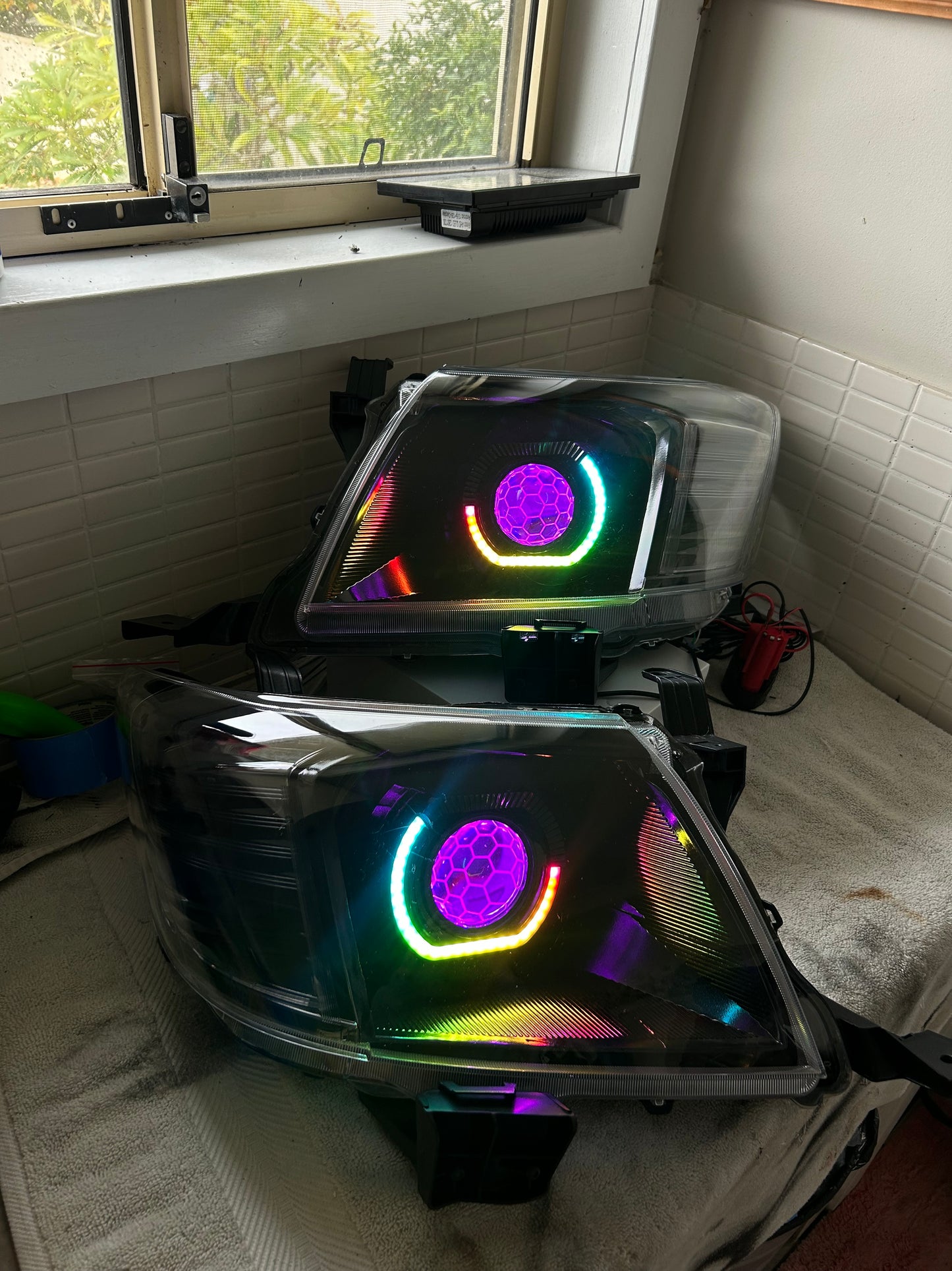 N70 Hilux custom headlights