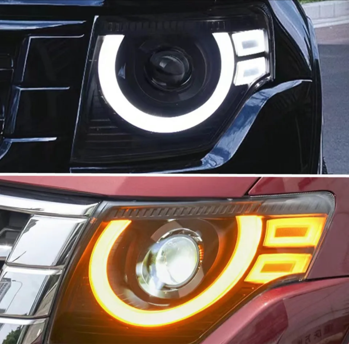 NEW MITSUBISHI PAJERO V93 to V97 LED “ROVA” Headlights