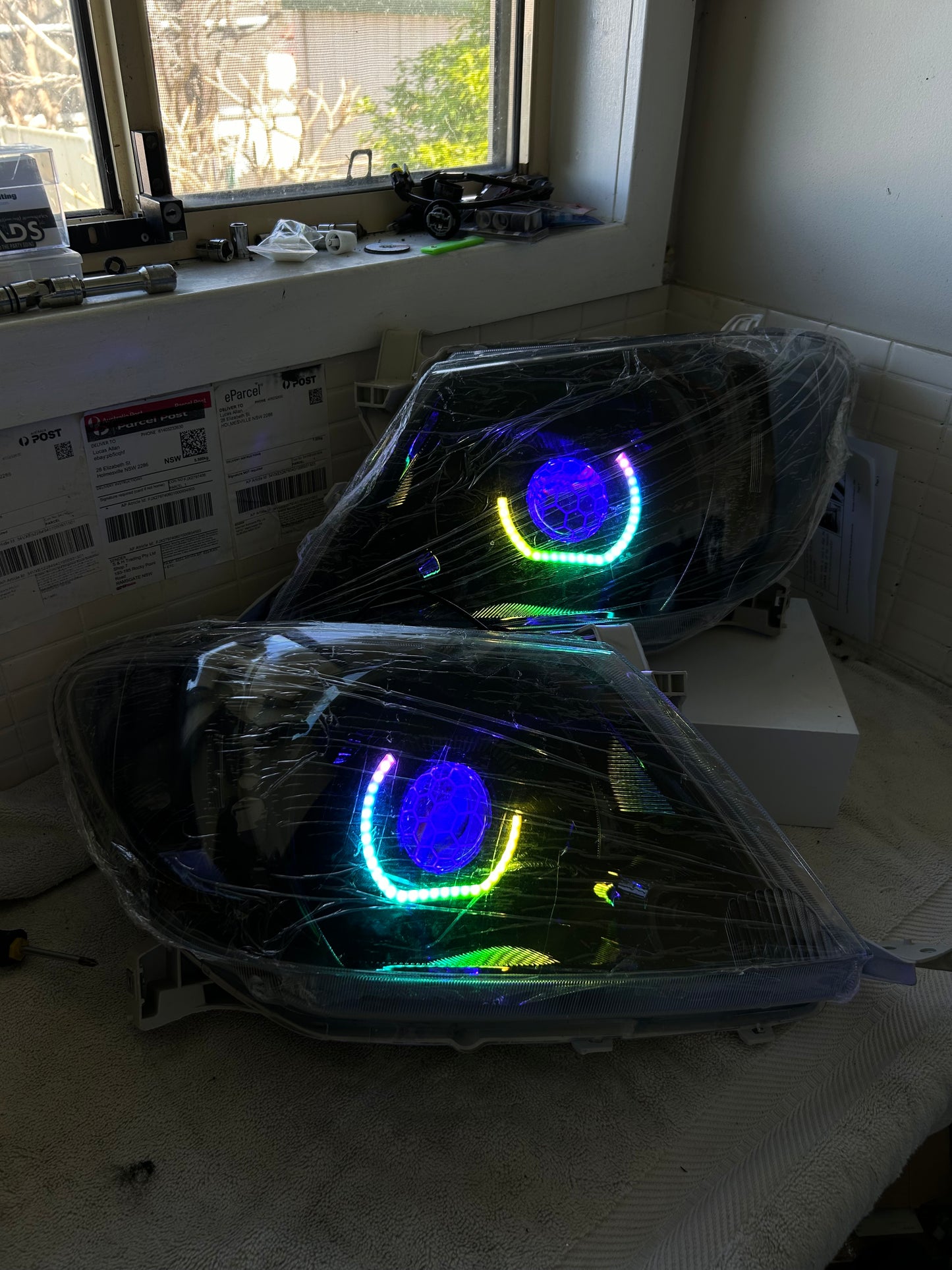 N70 Hilux custom headlights