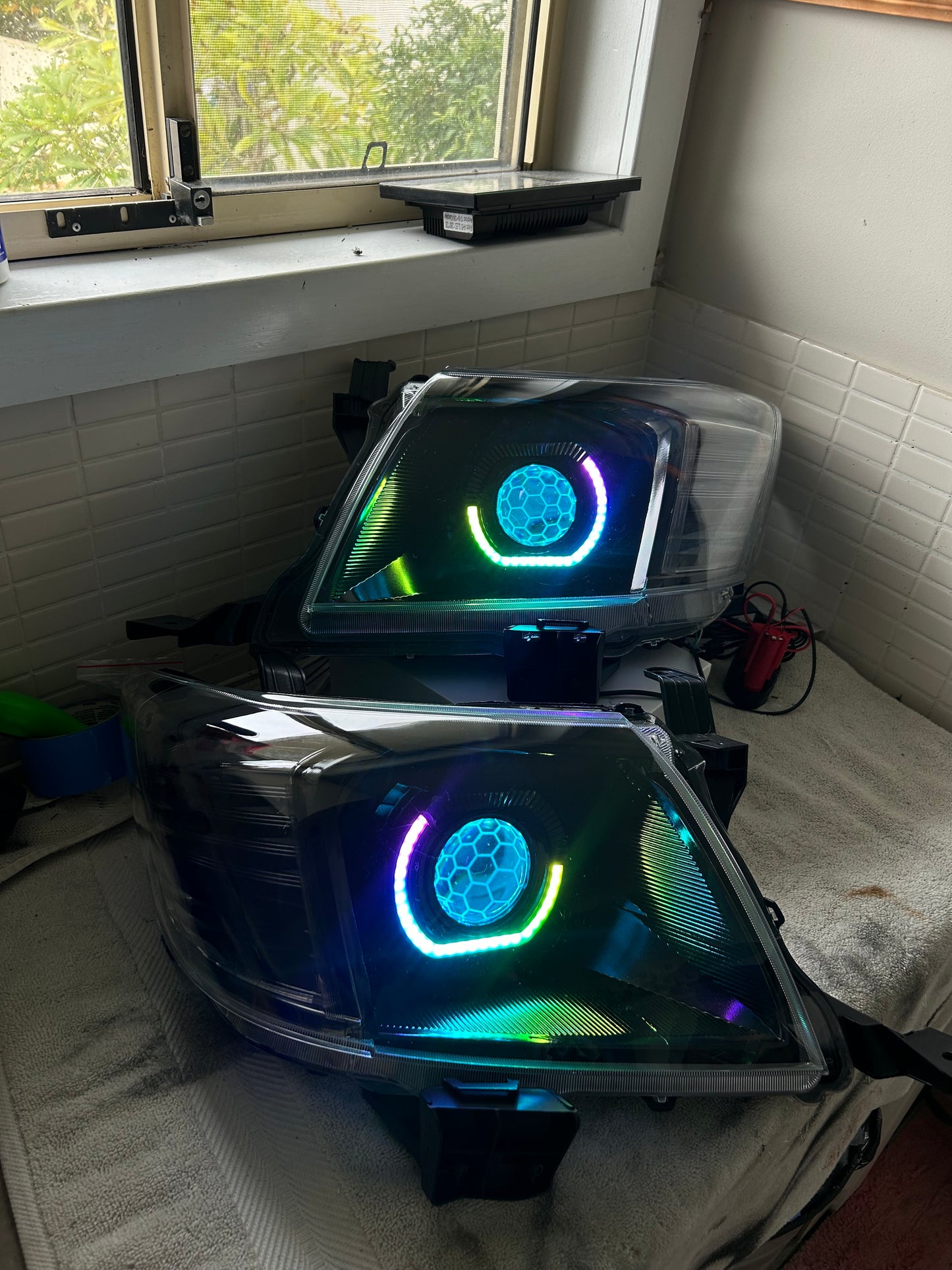 N70 Hilux custom headlights