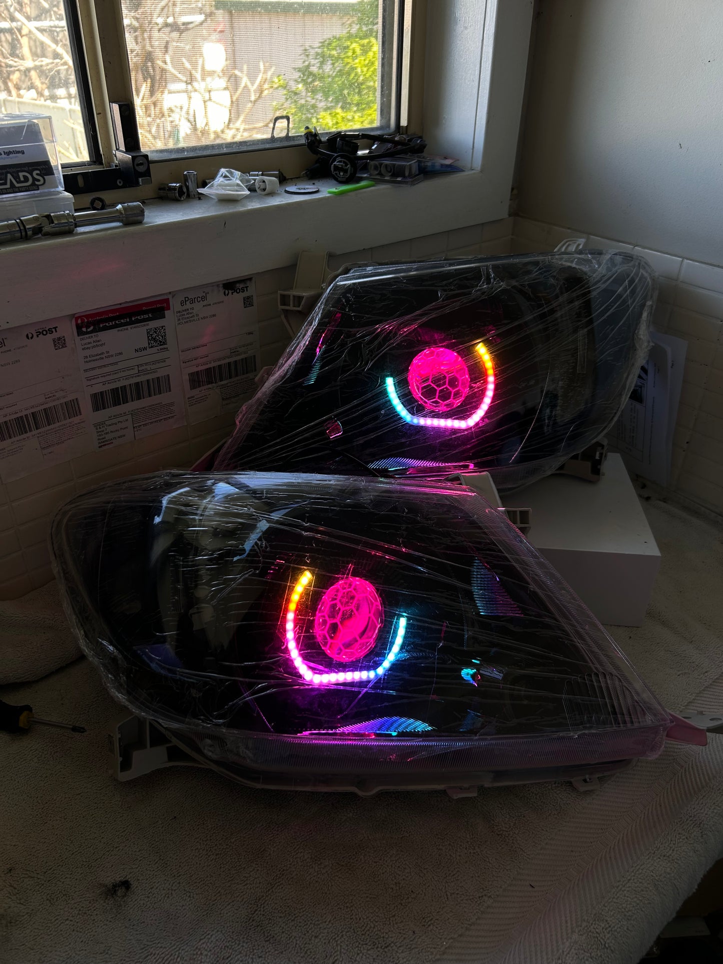 N70 Hilux custom headlights