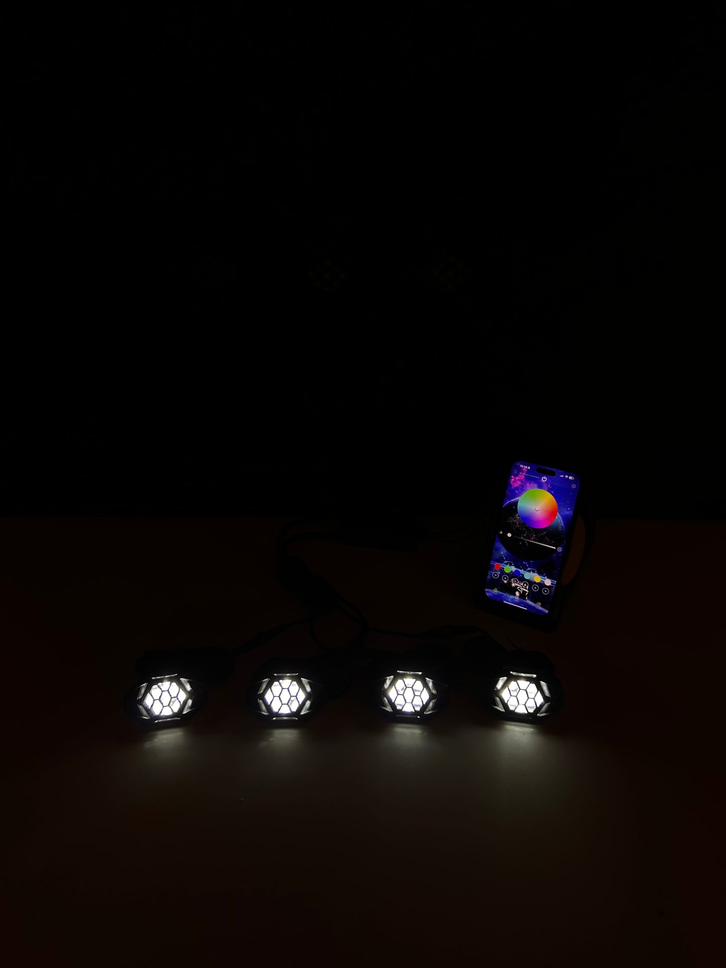 RGBW rock lights