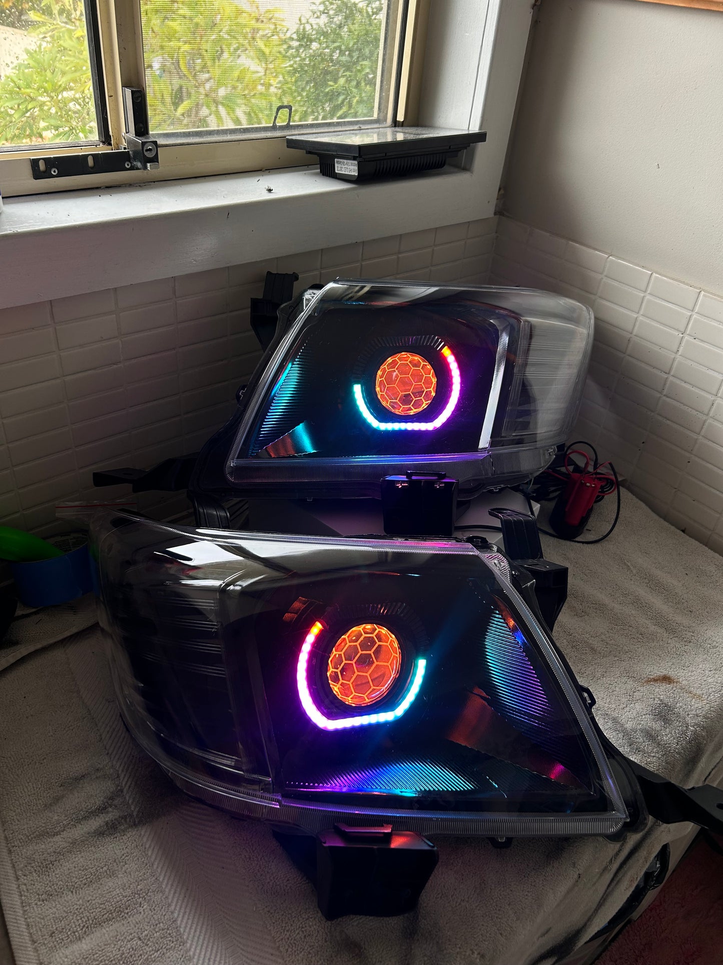 N70 Hilux custom headlights