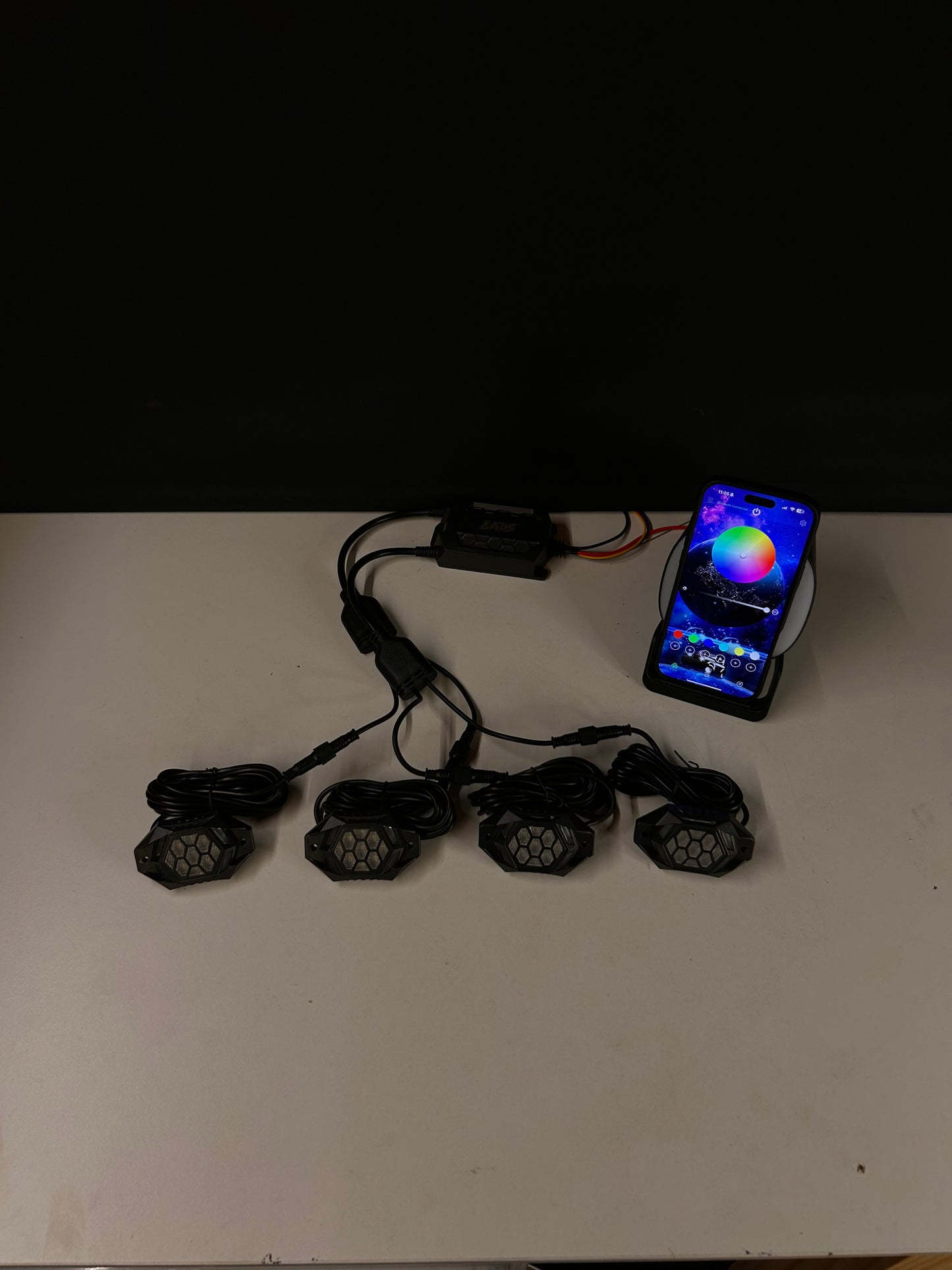 RGBW rock lights