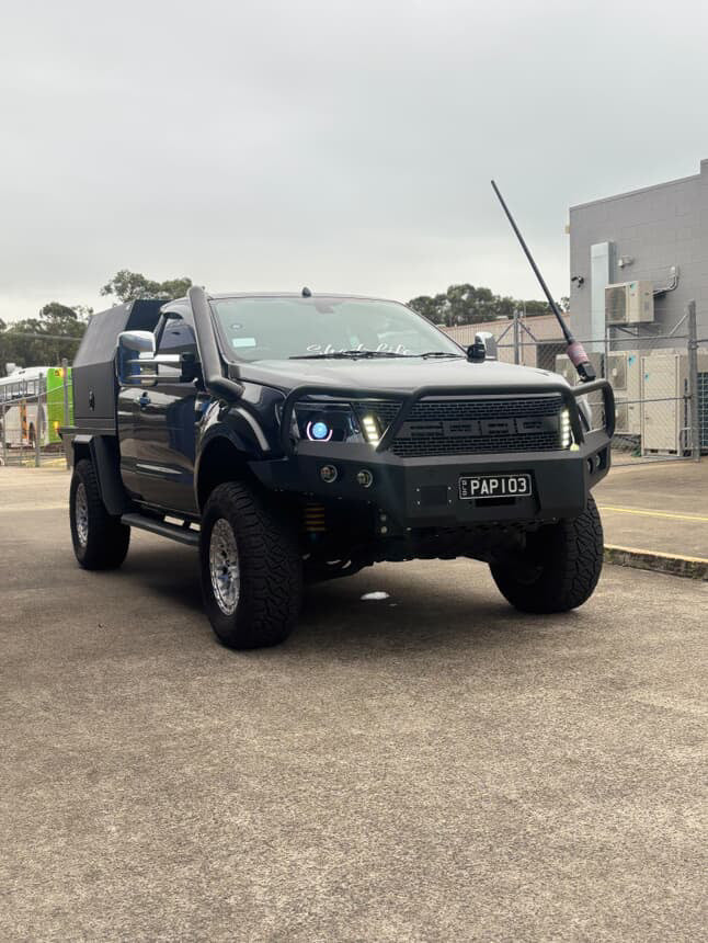 Custom Ford Ranger headlights 