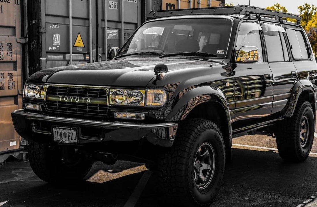 80 series Sahara clear headlights 