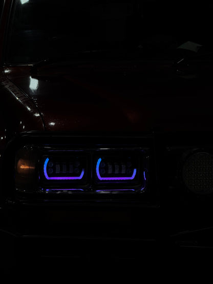 4X6 angry eye Headlight