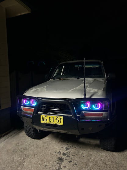 80 series angry eye headlights