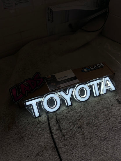 LED Toyota badge