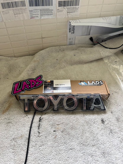 LED Toyota badge