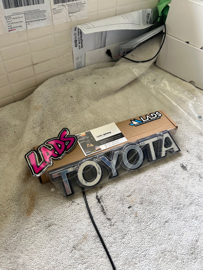 LED Toyota badge