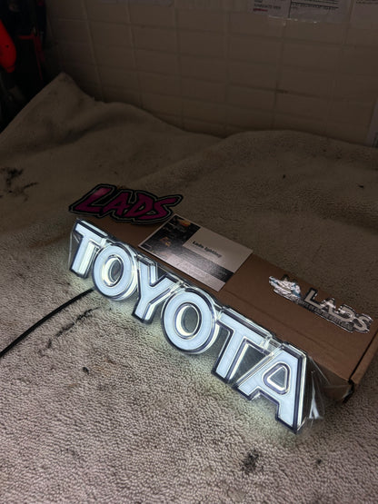 LED Toyota badge