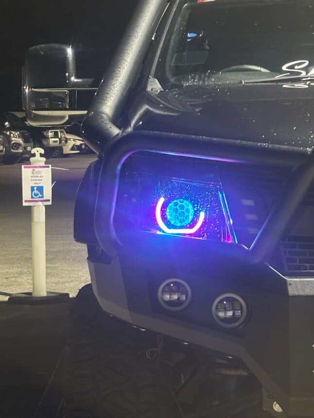 Custom Ford Ranger headlights ￼