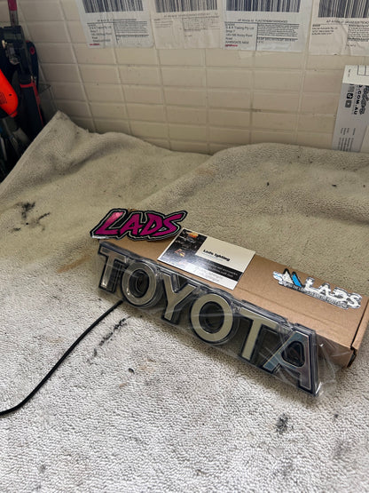 LED Toyota badge