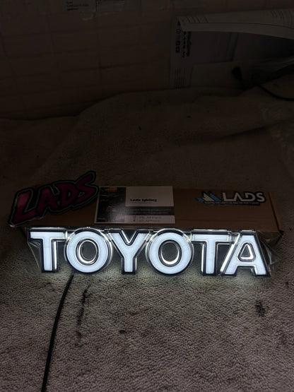 LED Toyota badge